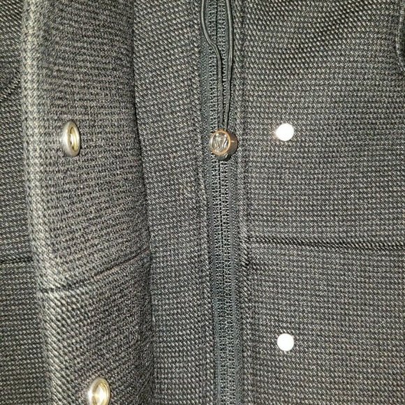 Lululemon Black Zip/Button Up Hooded Jacket - Picture 2 of 11